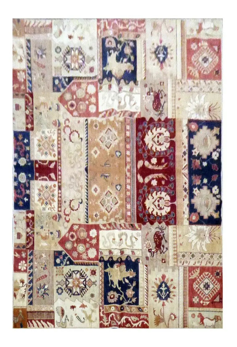 One Of The Kind Afghani Khotan Rug 12' x 7'5"